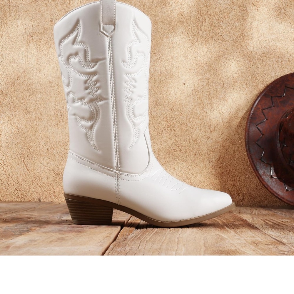 Dream Pairs Wide Calf Western Boots